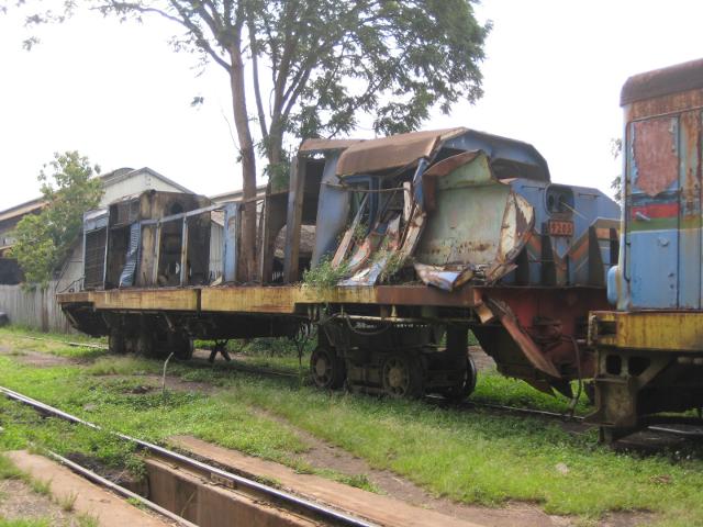 9205 sits on temporary bogies