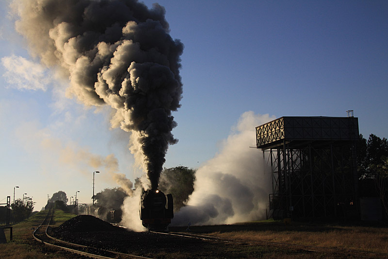 The 15F then had her turn. With stoker on the big mainline loco starts to move