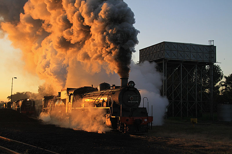 24 plus 19D- as the sun rises the air comes alive with the sound of steam