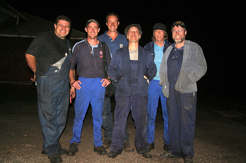 L to R: Gabor, Dewald, Chris, Nathan, Peter, John