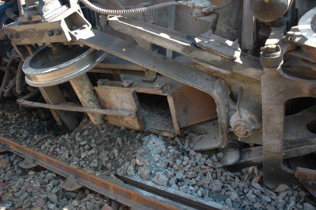 Ashpan slides forced open.