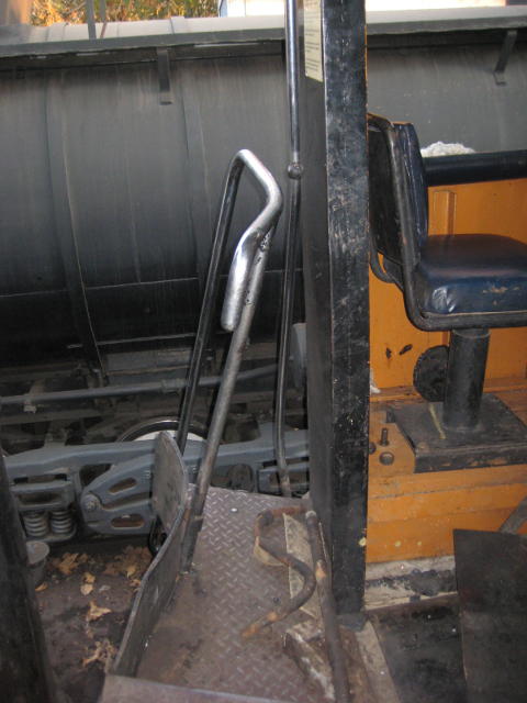 Fireman's side of the footplate