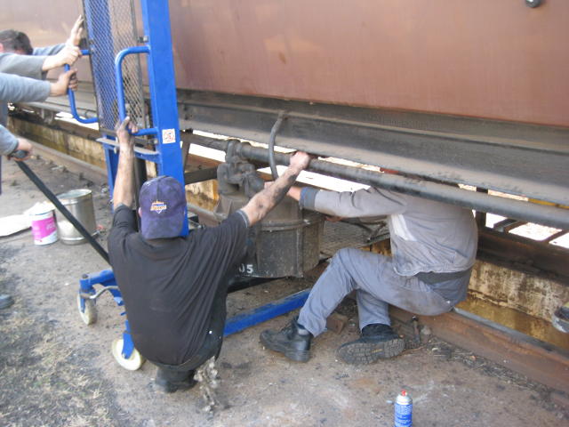 Vacuum pans were serviced