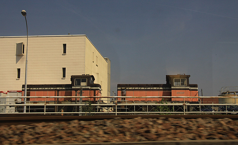 Some cute diesel shunters snapped en route.