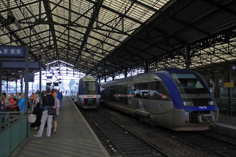 Another view in Cahors, a very pretty town and station.