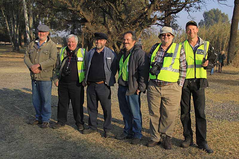 L-R: Kobus Steyn, Steve Appleton, John Ashworth, Franzois Oosthuizen, Kevin W-S, Chris Janisch.