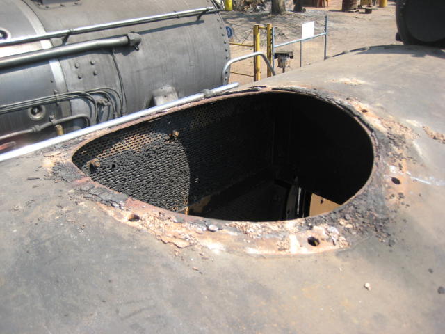 No chimney...