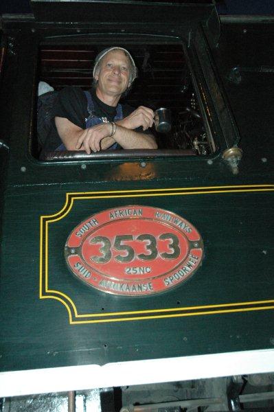 Driver training. Had the chance on a dinner run around Pretoria to drive one direction on the 25NC 3533. Still many more trips to go