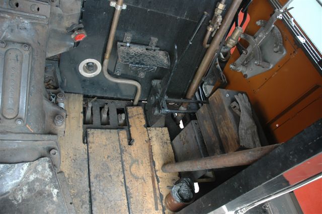 And slowly, but surely, work is progressing on restoring 15F 3117 to running order. While most of the cab fittings are completed, the first floor boards have been laid by Steve Smith, Miemie and Tom. Final fastening still to be completed and soon the scuff of footplate feet will add the final touch.