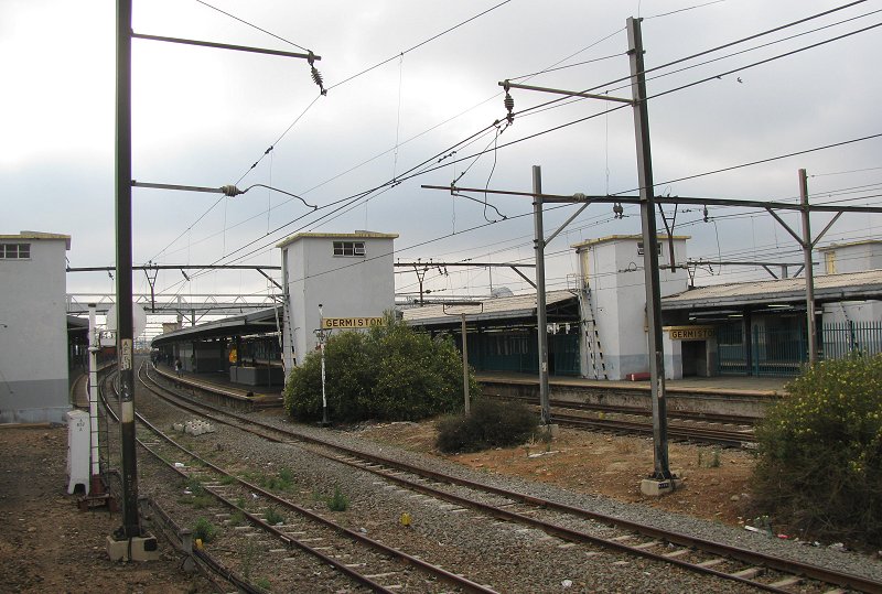 Leaving Germiston station