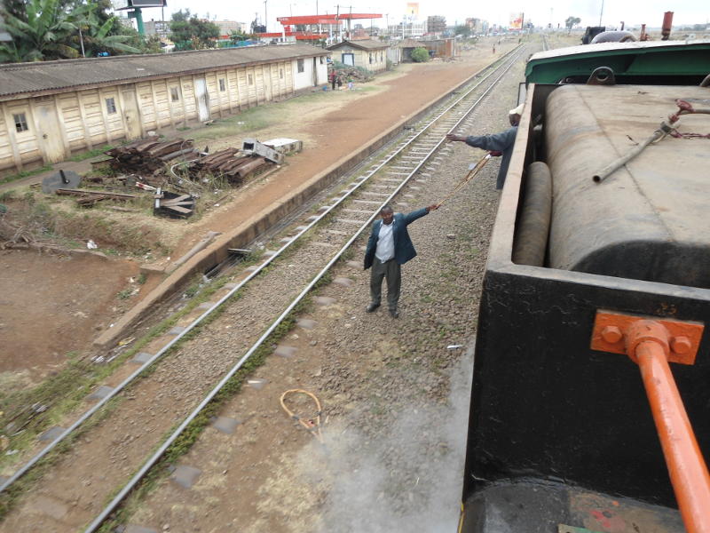 Token exchange at Makadara