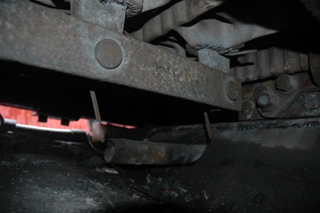 How the firebars are coupled up. Viewed from the aspan end.