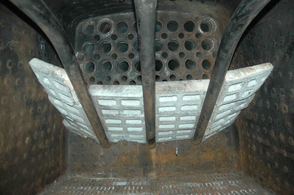 Ta Ra! The almost completed brick arch and soon these will be glowing white hot, once the fire has been laid.