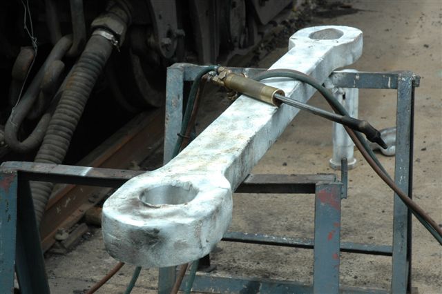 Drawbar out for non destructive testing by Brian Dadford.