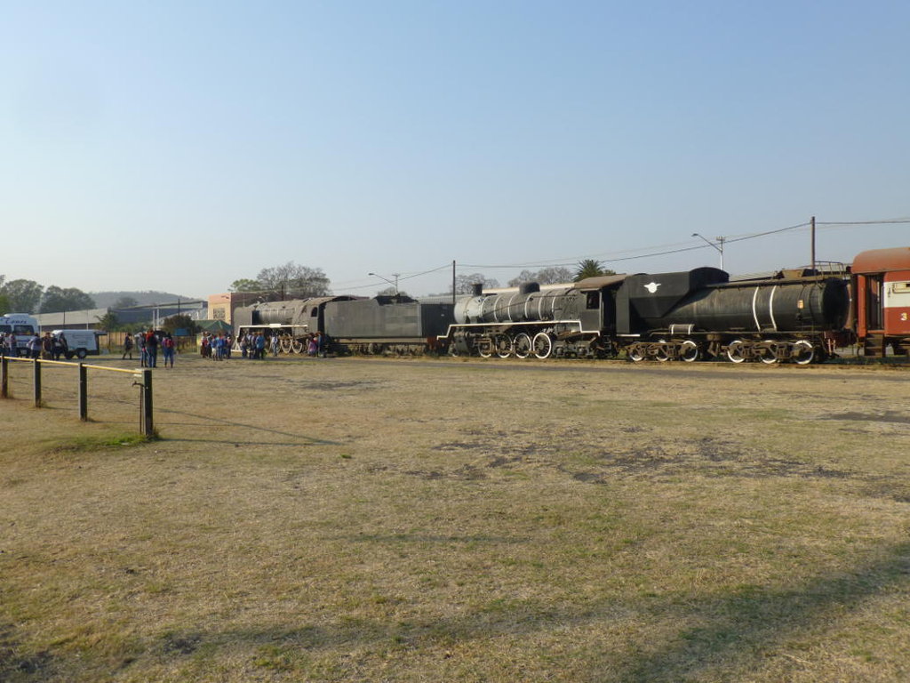 A view across the Hermanstad site. The empty space here is where the inspection pit and shed will eventually be built.