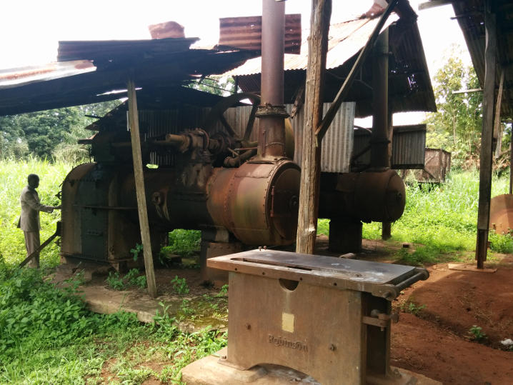 The two Ruston engines