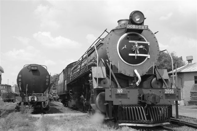 Another view of the CA with coalstage on the left.