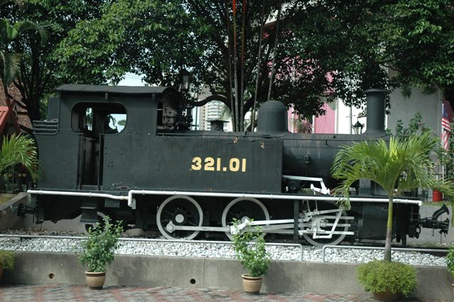 The second steamer plinthed in Kuala Lumpur, Malaysia, at their national museum