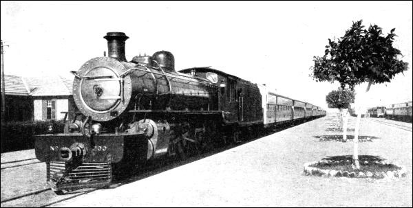 KHARTOUM STATION, with its wide platforms pleasantly laid out with trees, is a refreshing change to the traveller after his 250-miletrip across the Nubian desert. Although situated on the banks of the Nile, the town lies 1,200 ft. above sea-level.