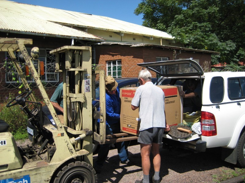 From bakkie to fork lift.