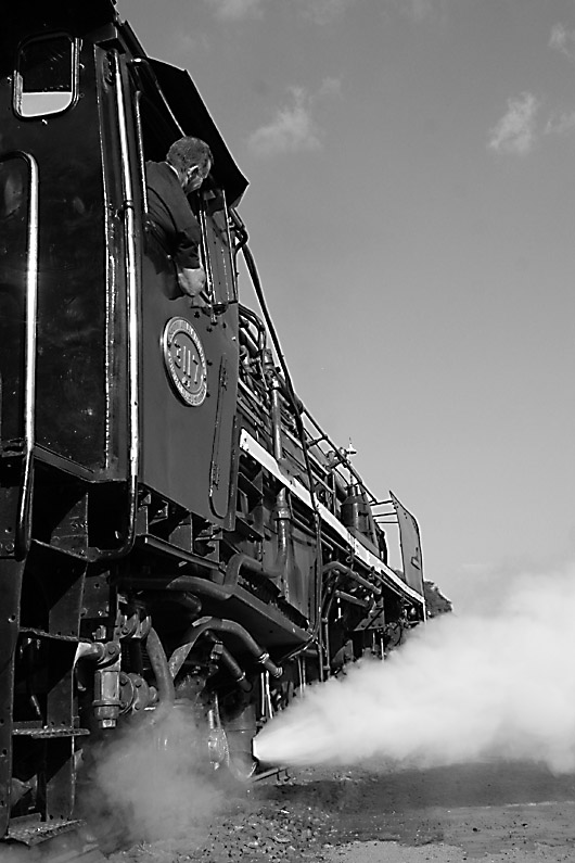 A quick blowdown before departure