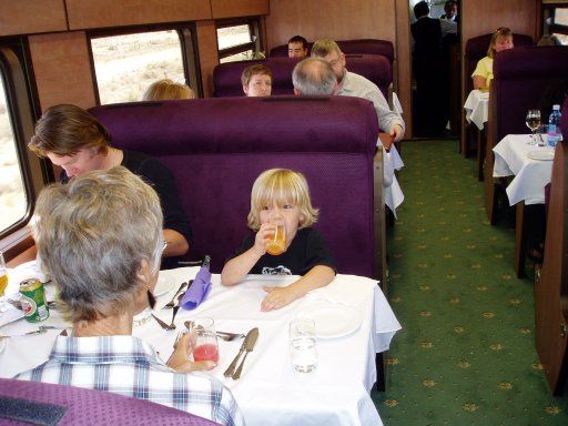 Dining car<br /><br />Photo by John Ashworth 02/11/07